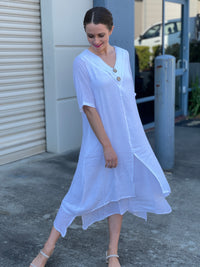 Oxley White Layering Dress