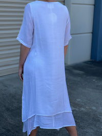 Oxley White Layering Dress