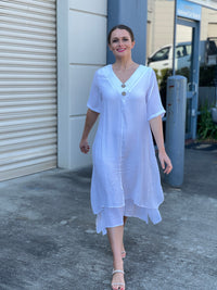 Oxley White Layering Dress