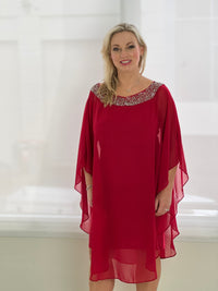 Etan Red Evening Dress