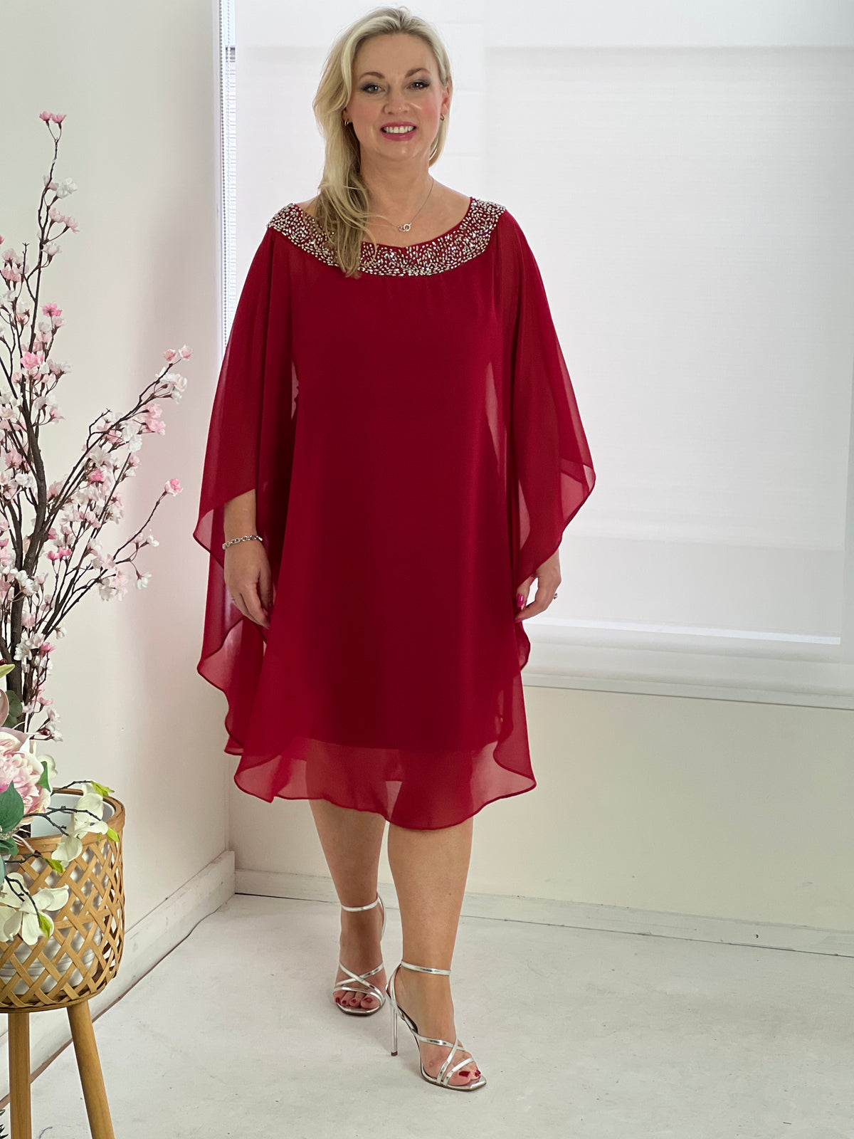 Etan Red Evening Dress