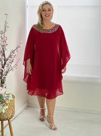 Etan Red Evening Dress