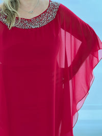 Etan Red Evening Dress