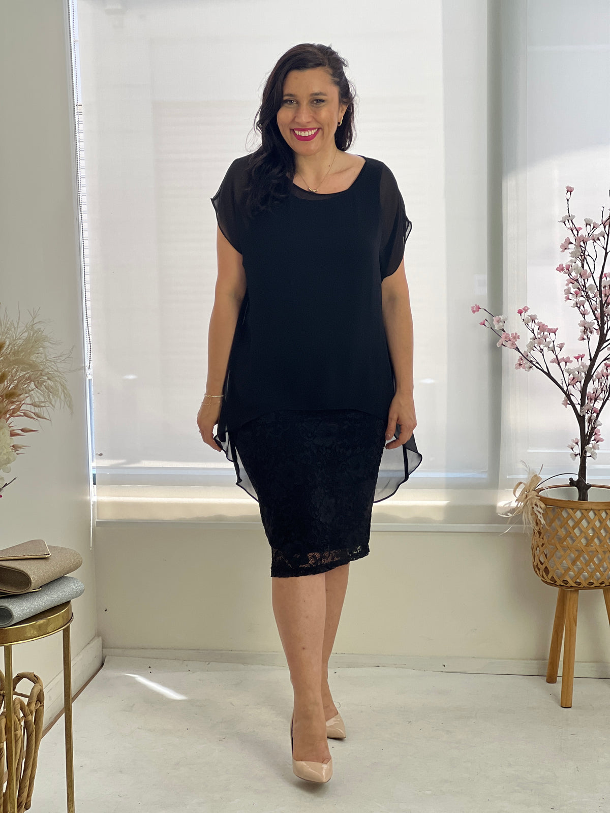 Hulston Black Evening 2 Piece Set