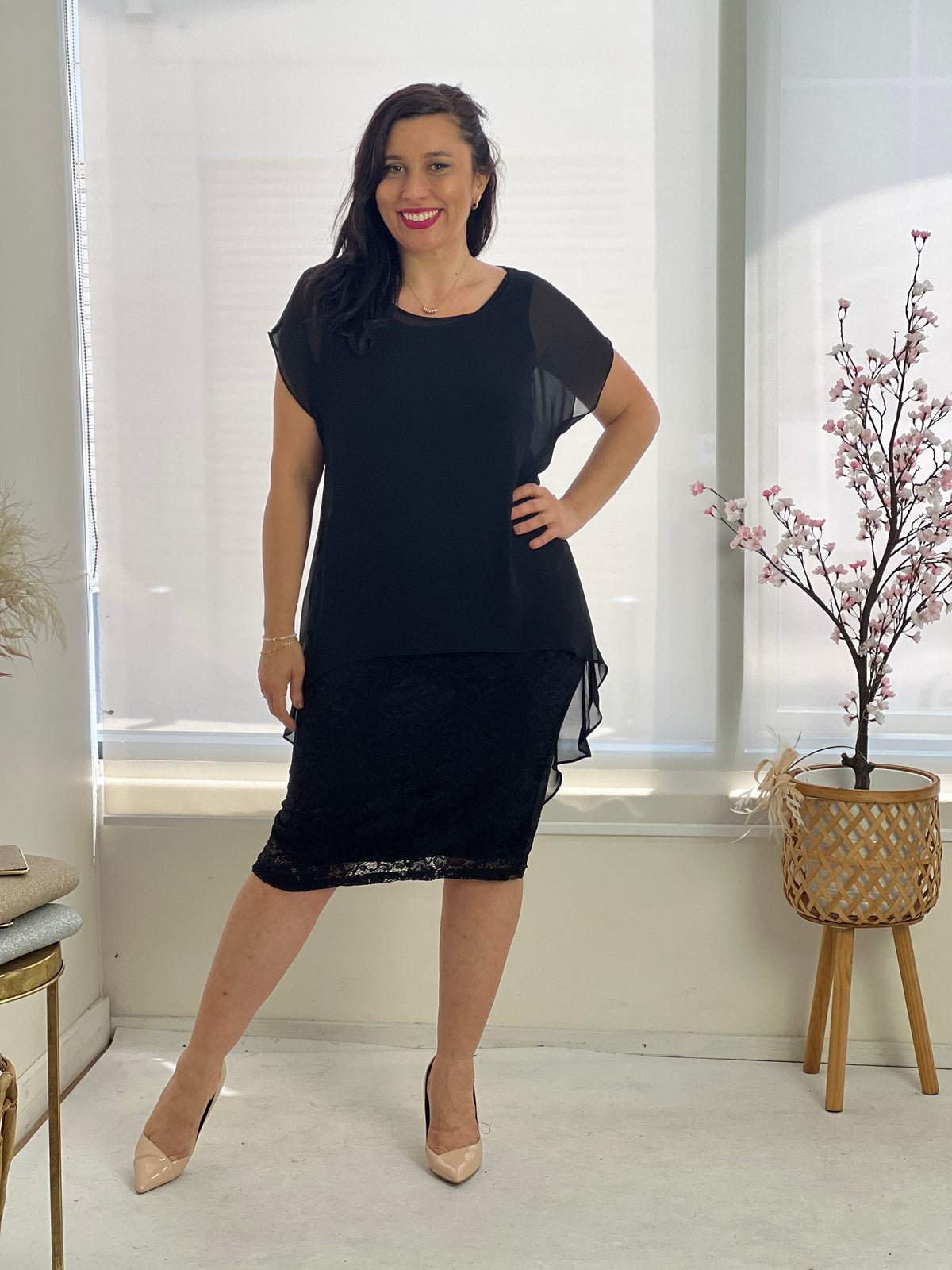 Hulston Black Evening 2 Piece Set