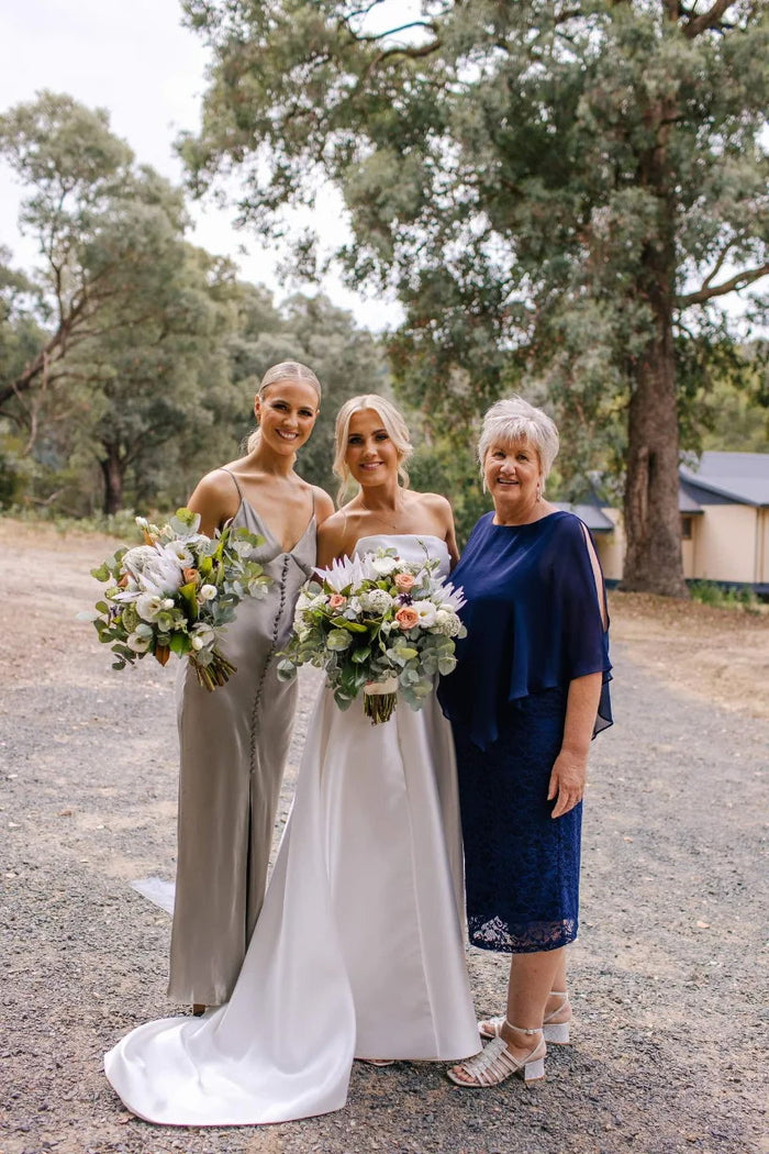Geraldine Navy Lace Dress