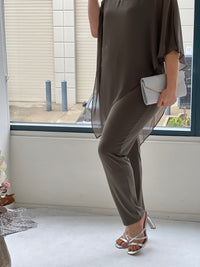 Juno Khaki Jersey Pants