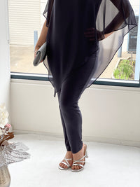 Juno Charcoal Jersey Pants