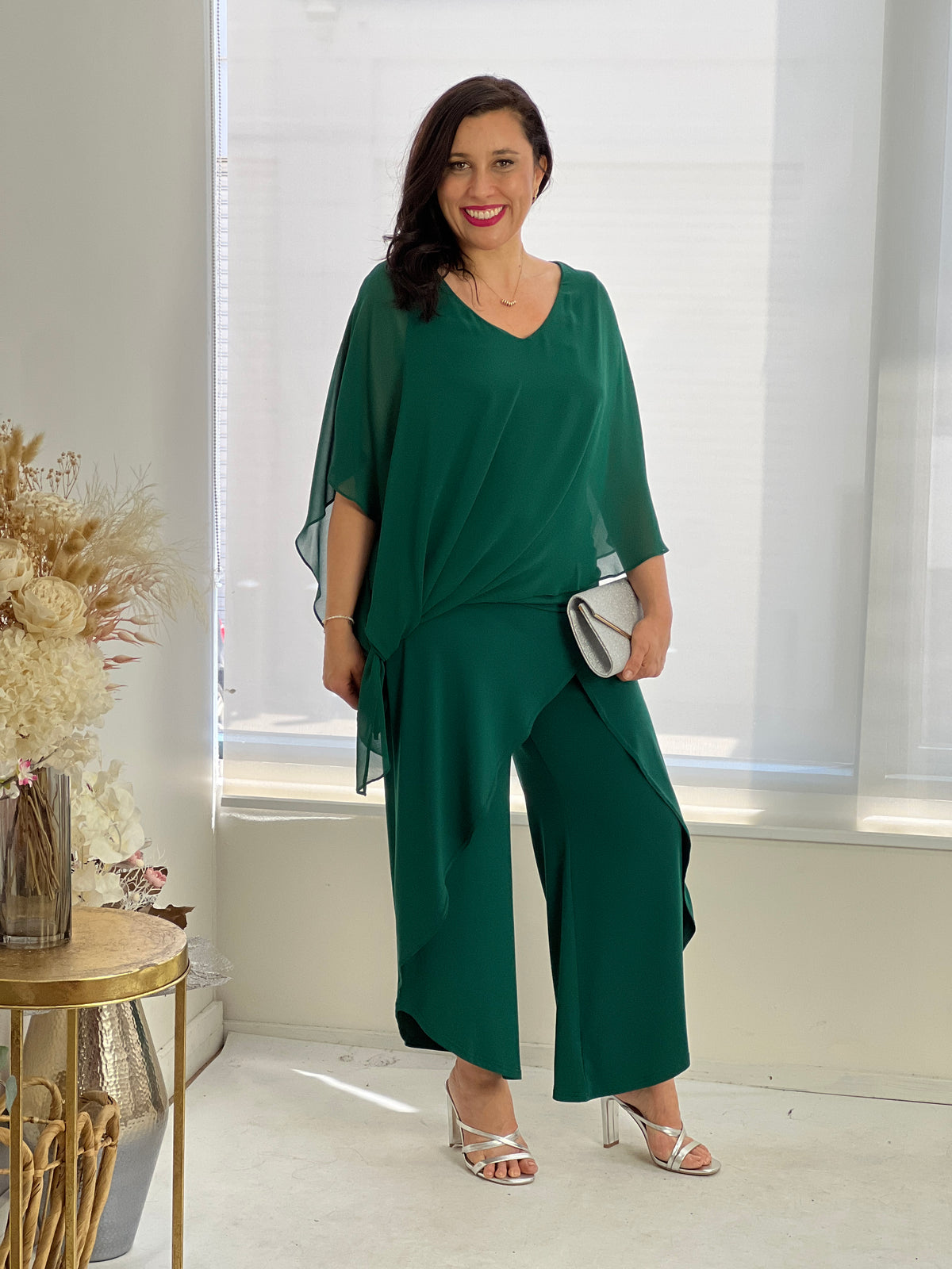 Pyrmont Emerald Layered Pants