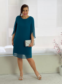 Shila Teal Evening Dress