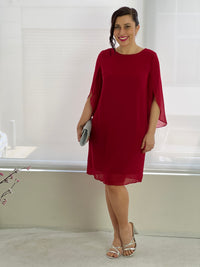 Shila Red Evening Dress
