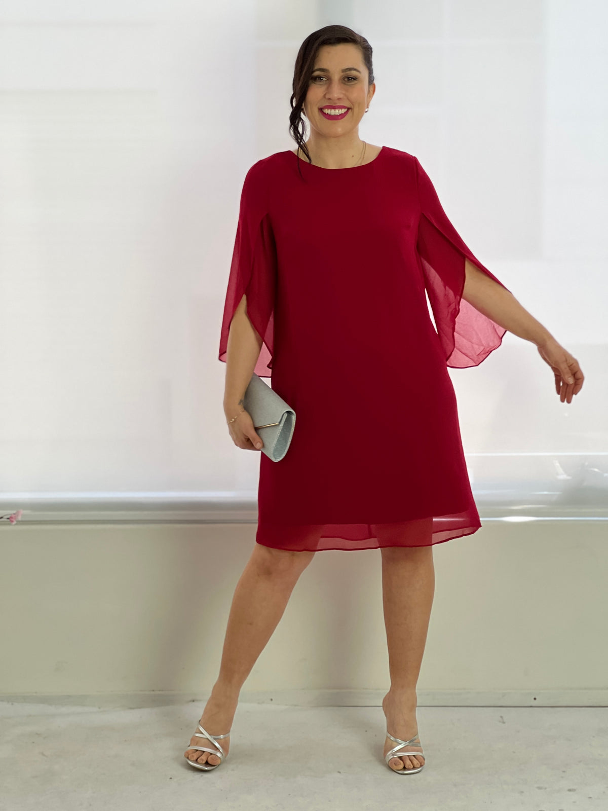 Shila Red Evening Dress