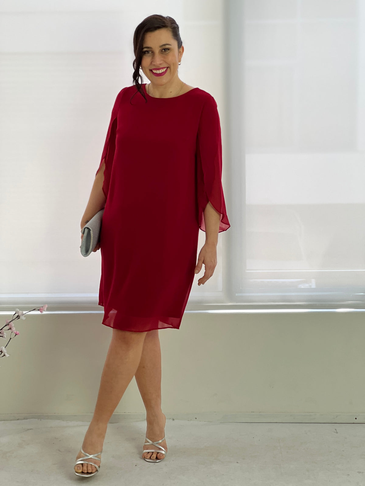 Shila Red Evening Dress
