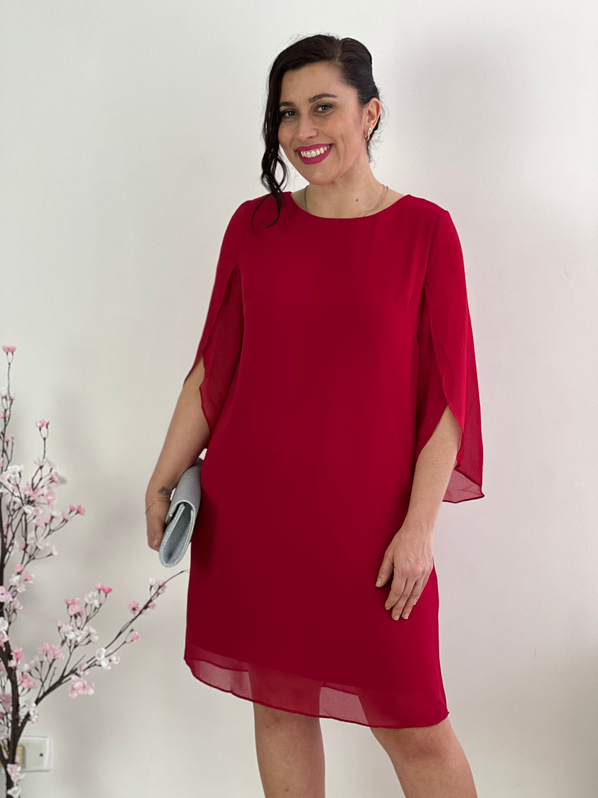 Shila Red Evening Dress