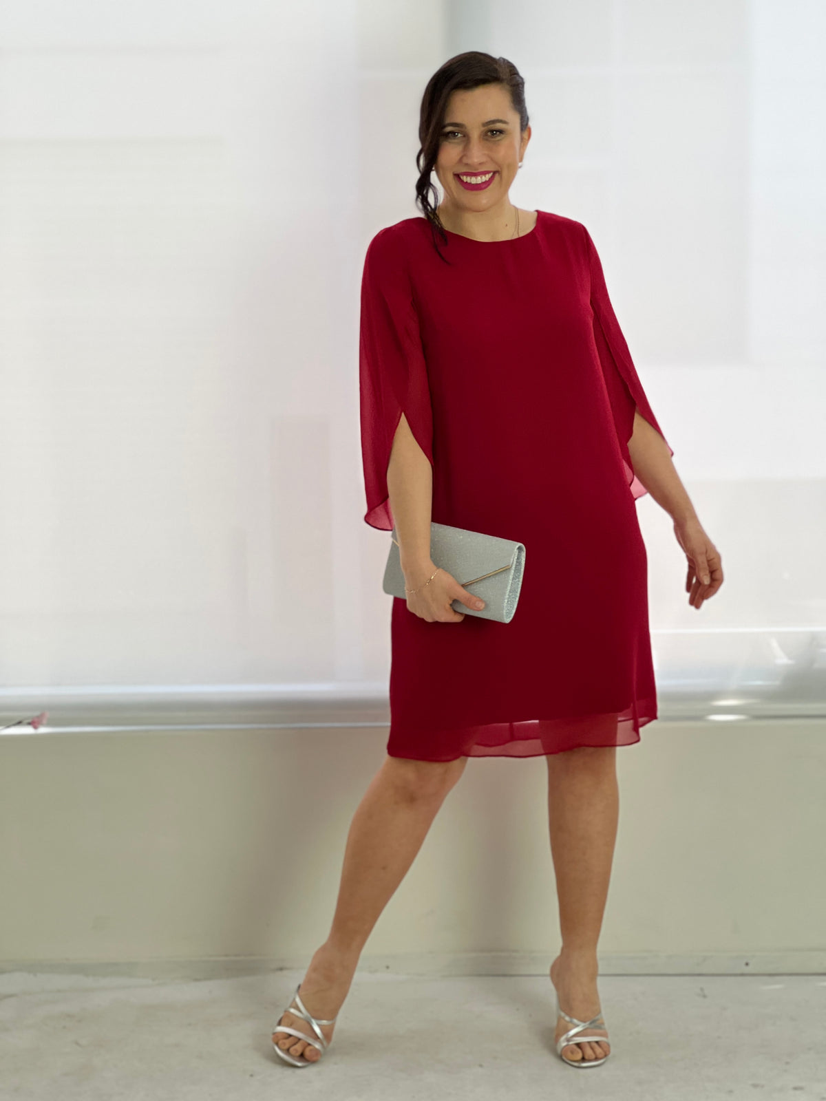 Shila Red Evening Dress