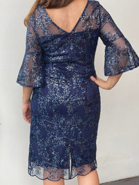 Dressxox DRESSES Francis Navy Sequin Dress