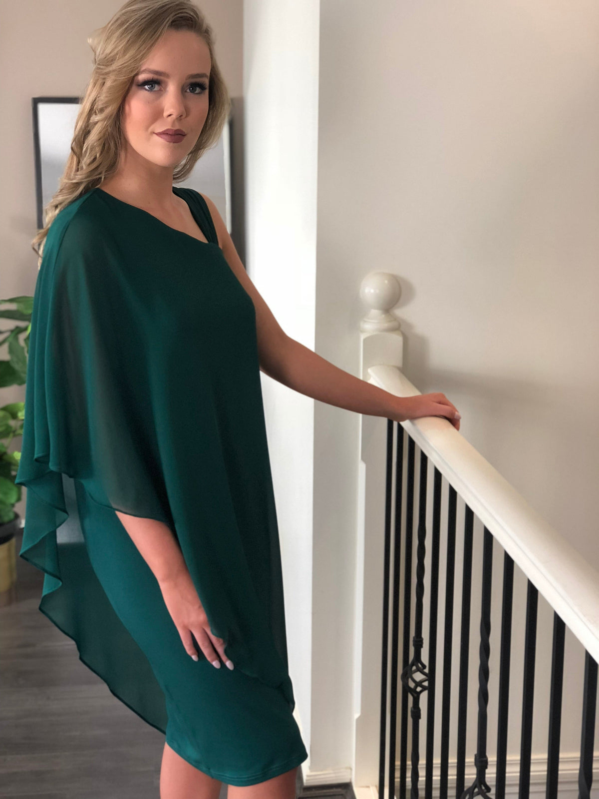 Four Girlz DRESSES Ariel Emerald Evening Dress