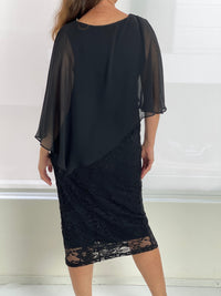 Four Girlz DRESSES Geraldine Black Lace Dress