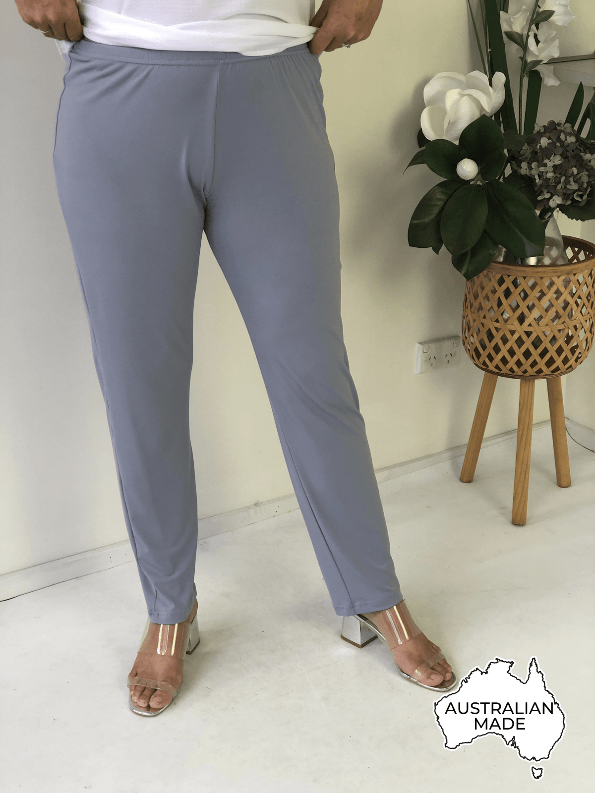 Four Girlz Separates Juno Silver Jersey Pants