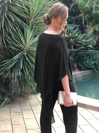 Four Girlz Separates Nessa Black Evening Top