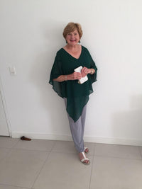 Four Girlz Separates Nessa  Emerald Evening Top