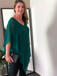 Four Girlz Separates Nessa  Emerald Evening Top