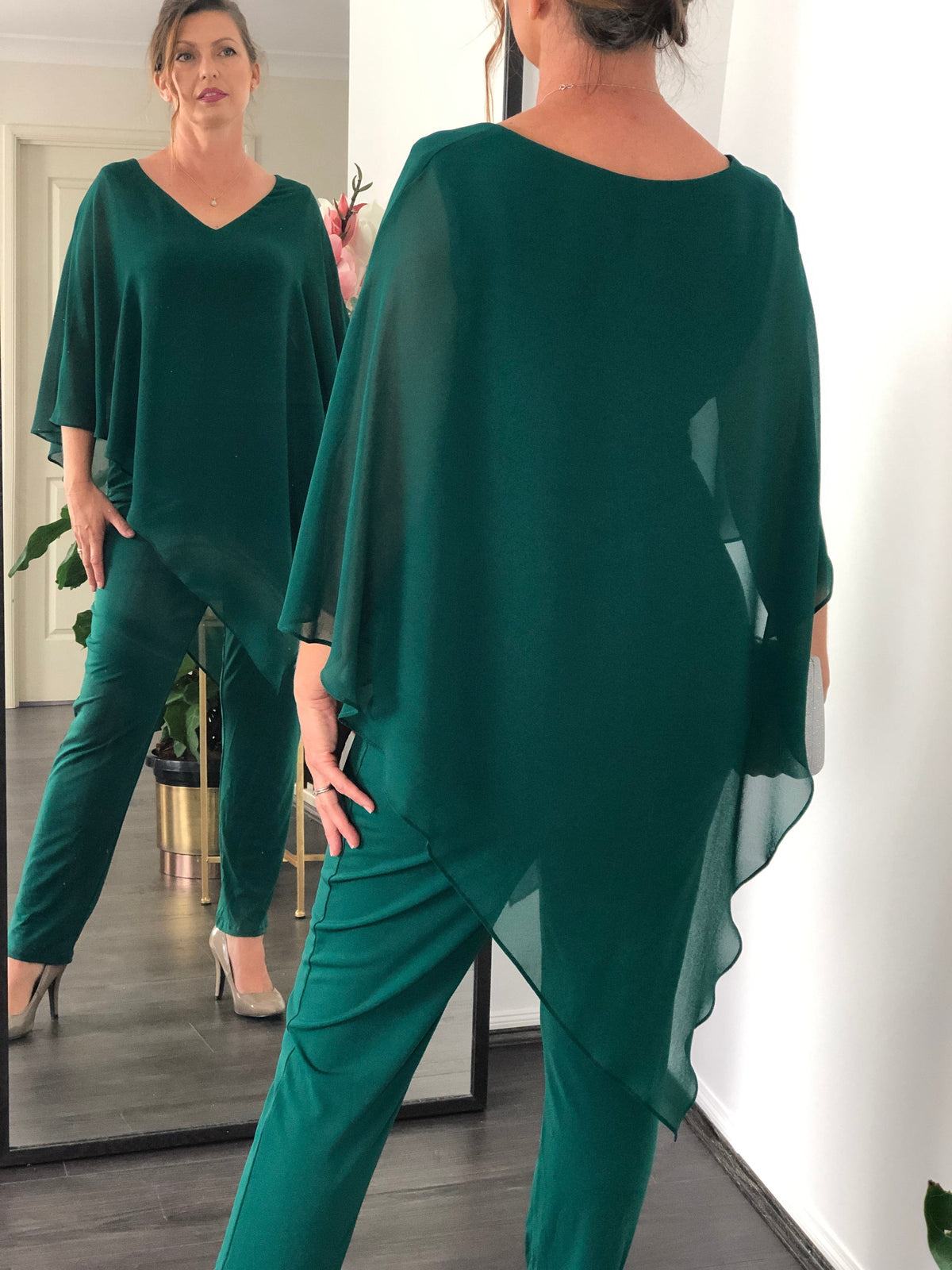 Four Girlz Separates Nessa  Emerald Evening Top