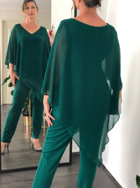Four Girlz Separates Nessa  Emerald Evening Top