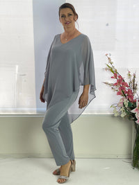 Four Girlz Separates Nessa Silver Evening Top