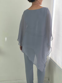 Four Girlz Separates Nessa Silver Evening Top