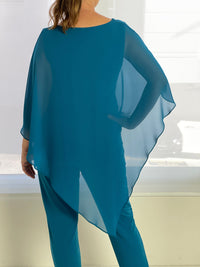 Four Girlz Separates Nessa Teal Evening Top