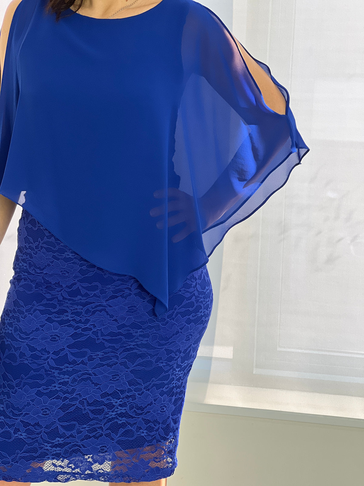 Geraldine Royal Lace Dress
