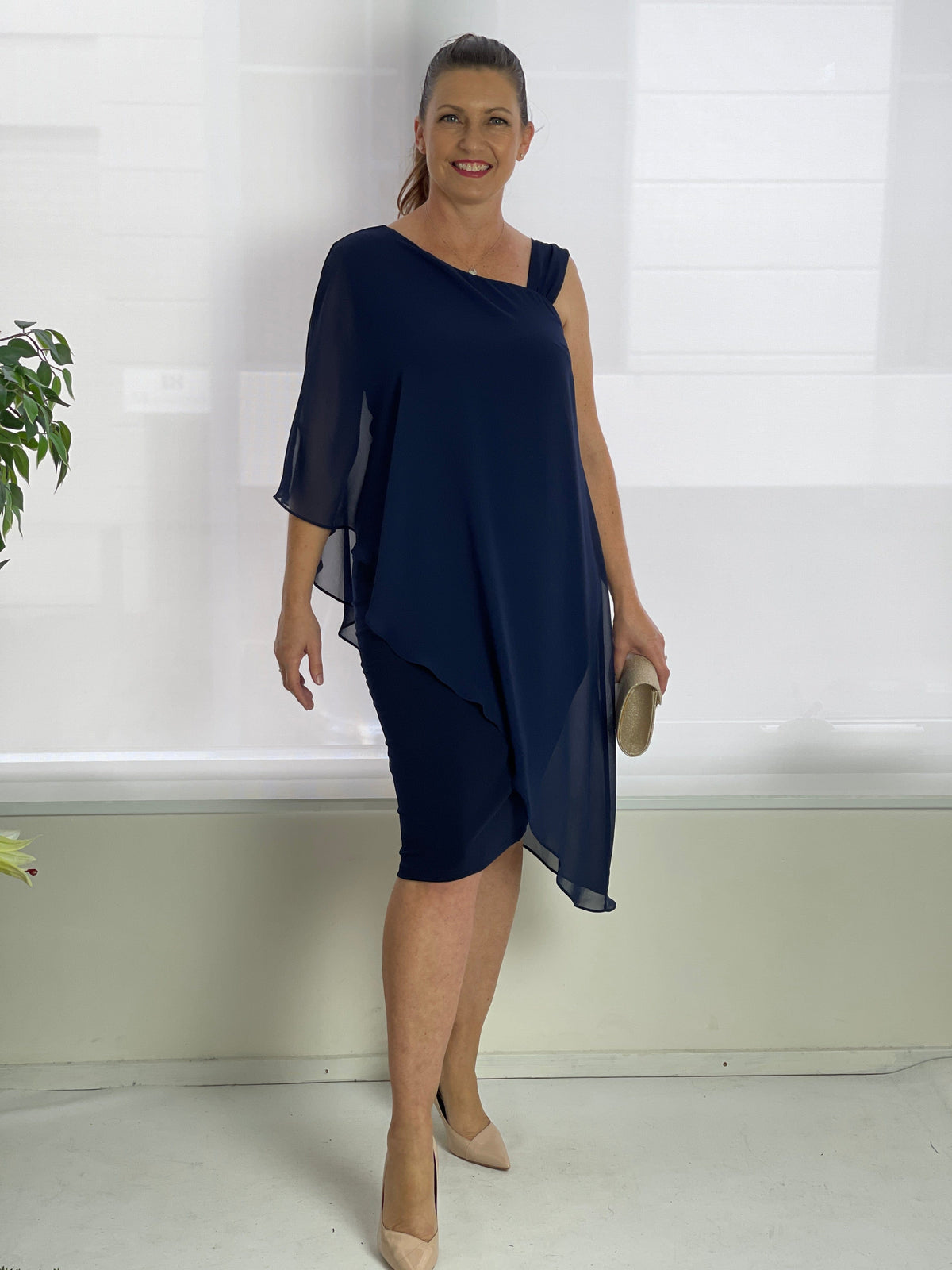 Hand Picked By Dressxox DRESSES Wikolia Navy Evening Dress
