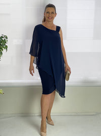 Hand Picked By Dressxox DRESSES Wikolia Navy Evening Dress