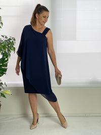 Hand Picked By Dressxox DRESSES Wikolia Navy Evening Dress