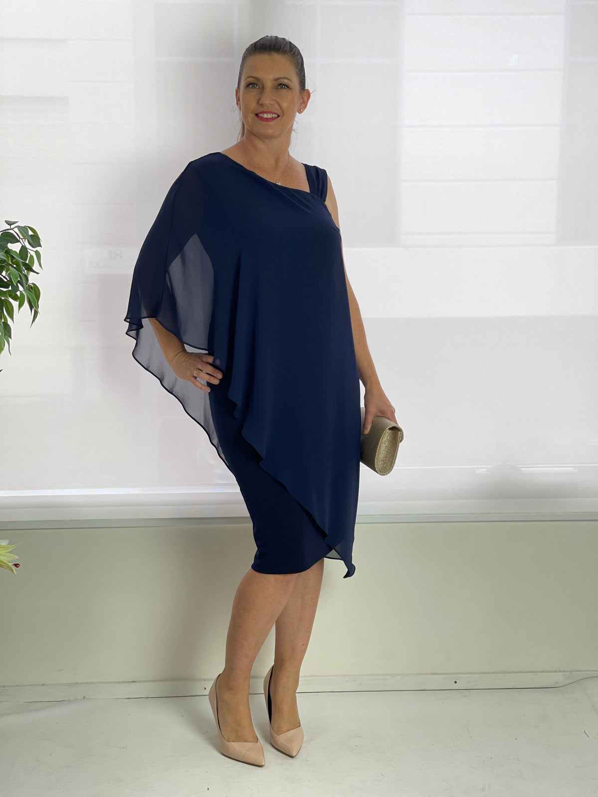 Hand Picked By Dressxox DRESSES Wikolia Navy Evening Dress