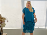 Hulston Teal Evening 2 Piece Set