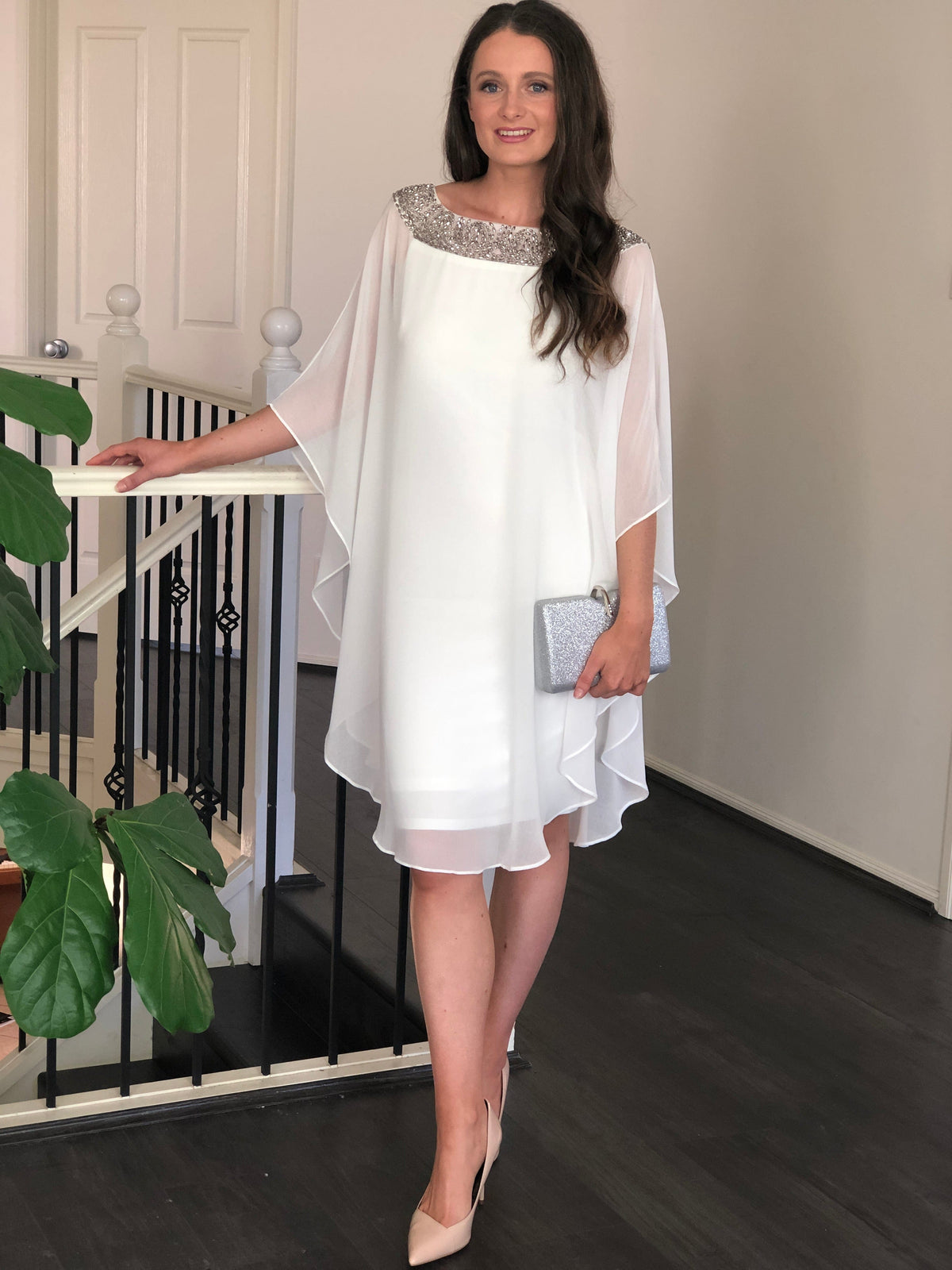Miss Anne DRESSES Etan Ivory Evening Dress