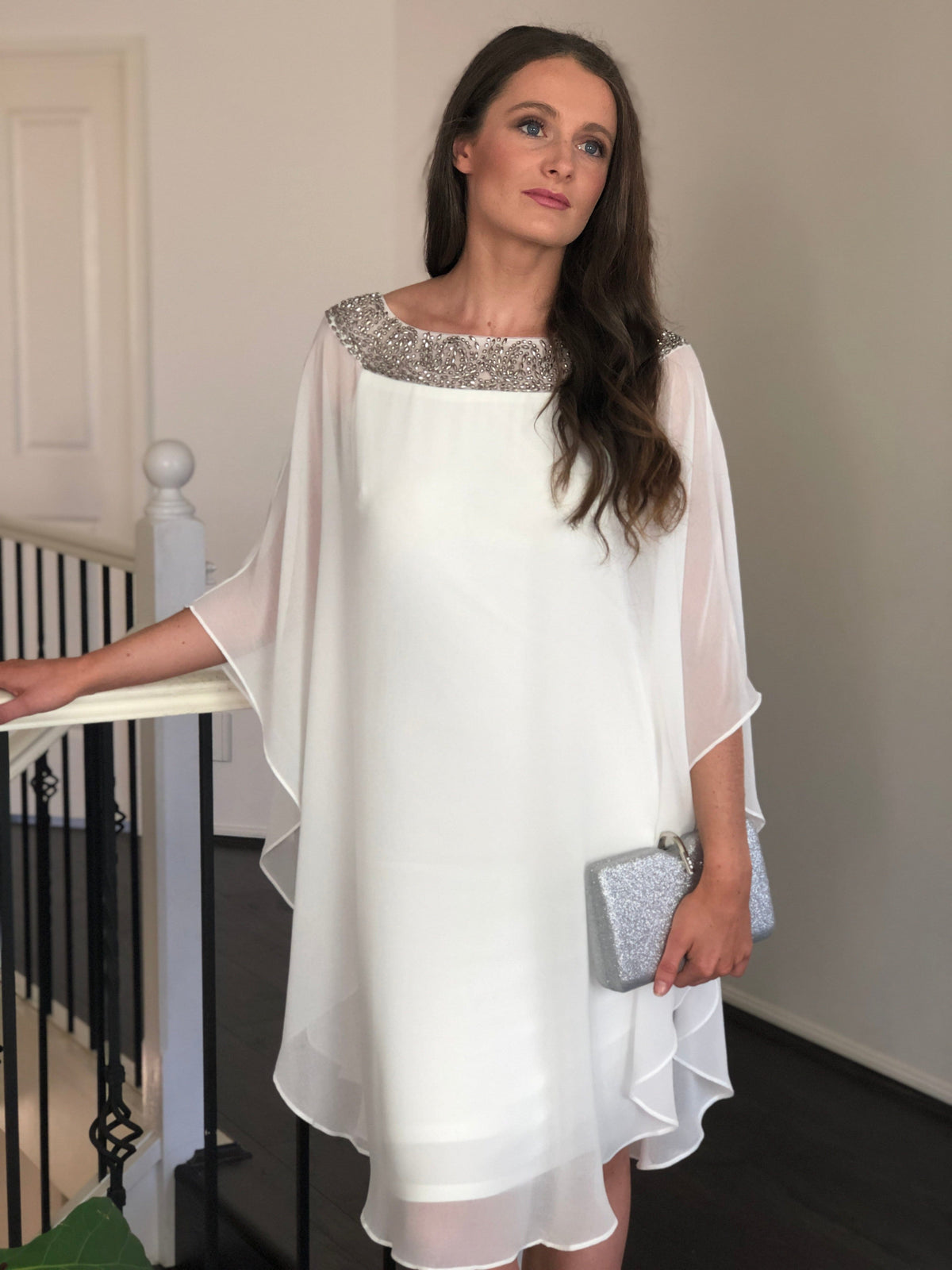 Miss Anne DRESSES Etan Ivory Evening Dress