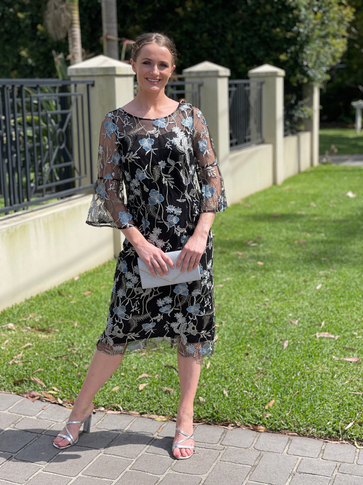 Miss Anne DRESSES Tearose Black Evening Dress