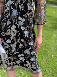 Miss Anne DRESSES Tearose Black Evening Dress