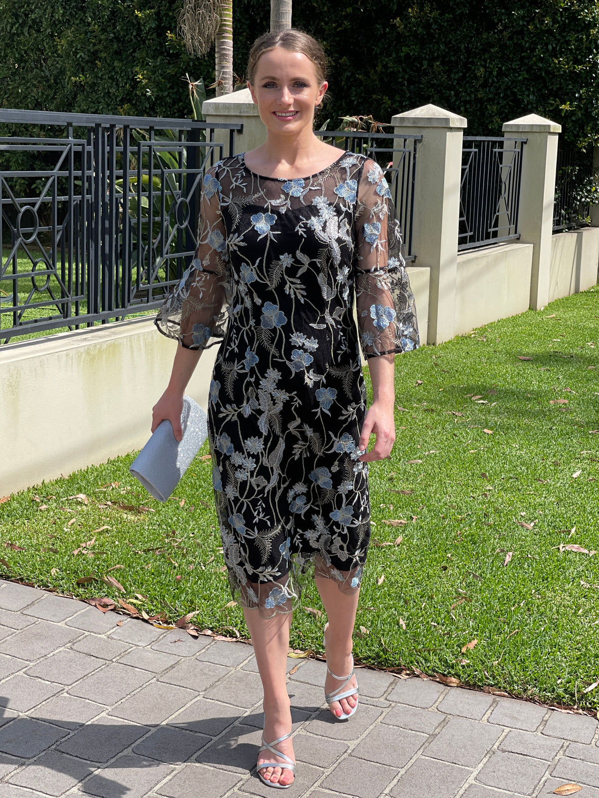 Miss Anne DRESSES Tearose Black Evening Dress