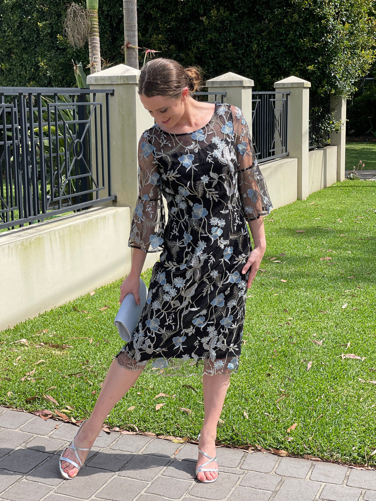 Miss Anne DRESSES Tearose Black Evening Dress