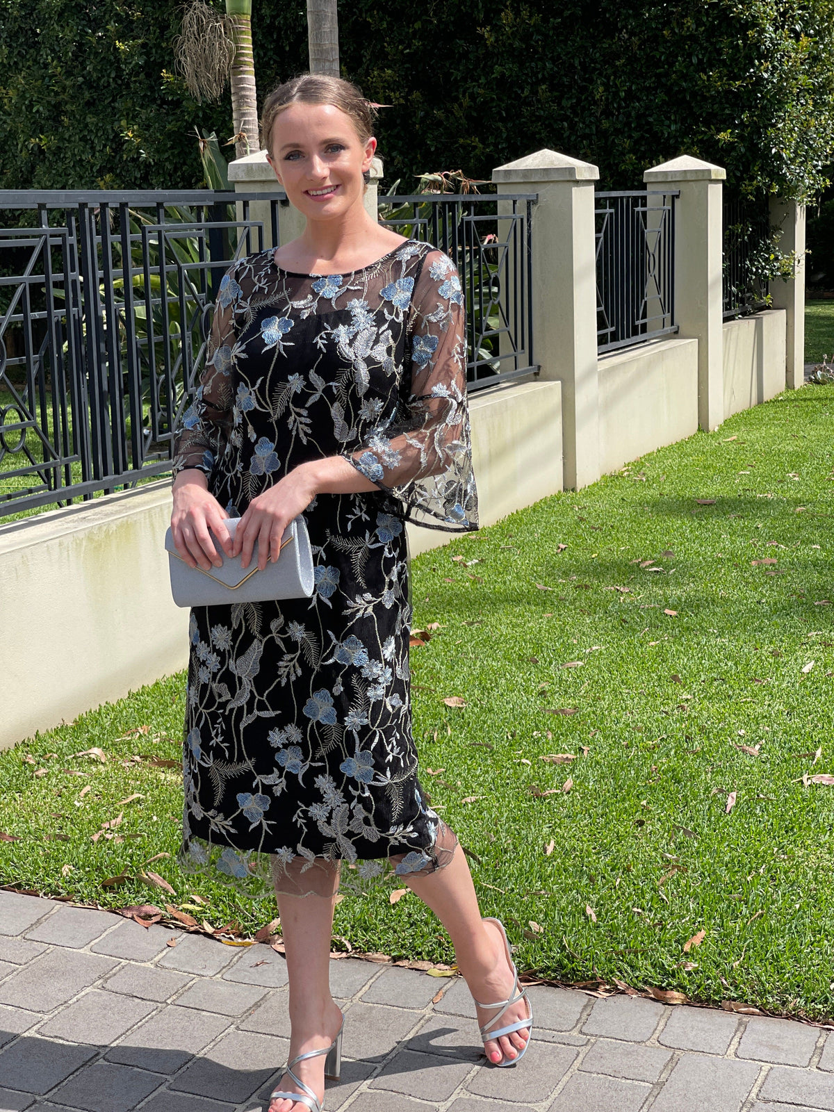 Miss Anne DRESSES Tearose Black Evening Dress