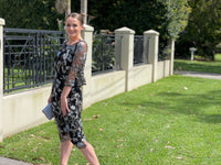 Miss Anne DRESSES Tearose Black Evening Dress