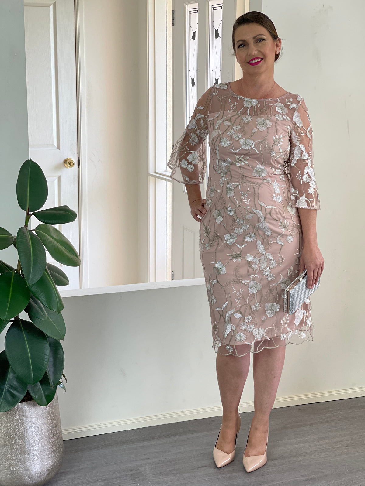 Miss Anne DRESSES Tearose Blush Evening Dress