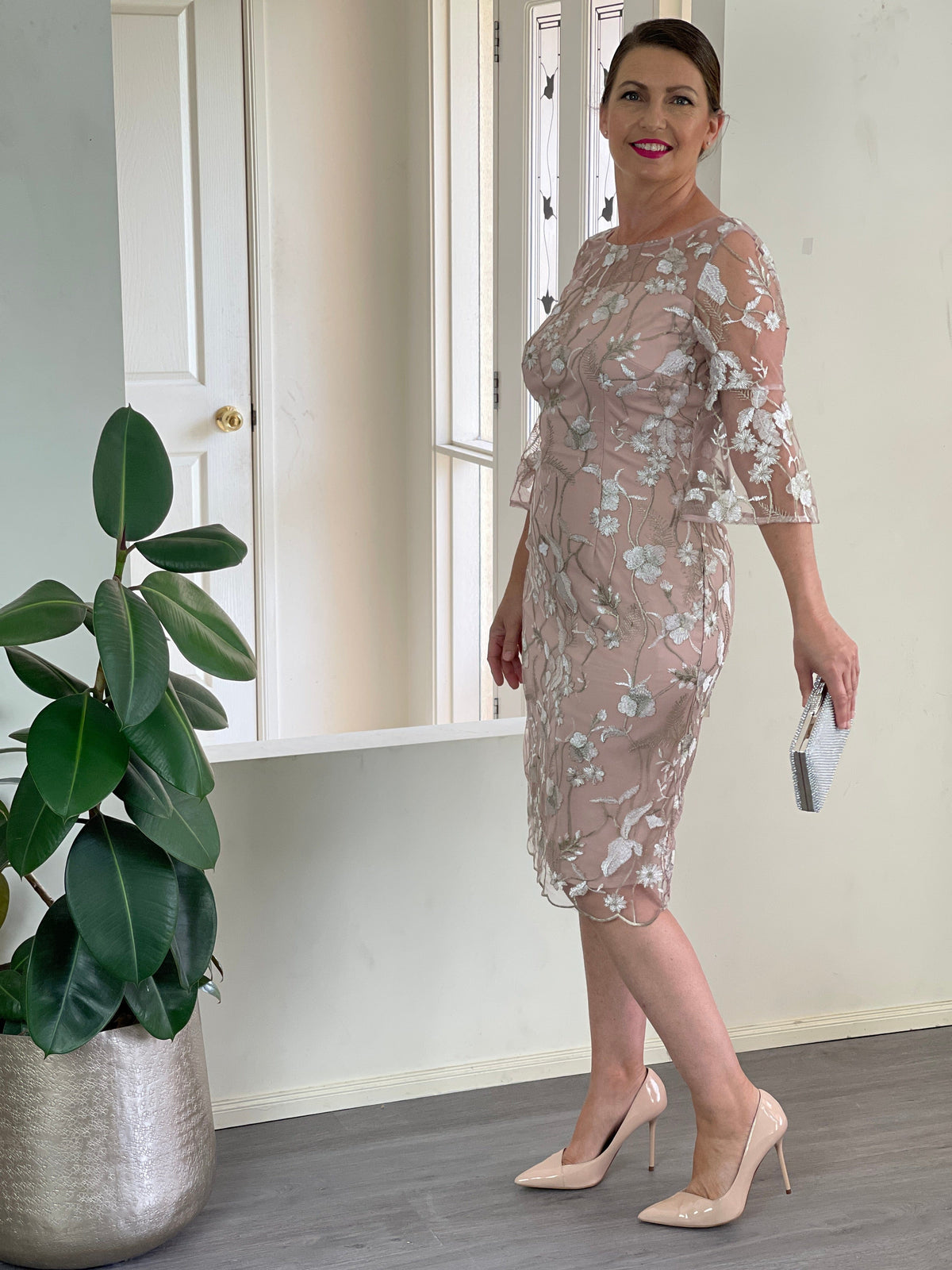 Miss Anne DRESSES Tearose Blush Evening Dress