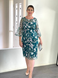 Miss Anne DRESSES Tearose Emerald Evening Dress