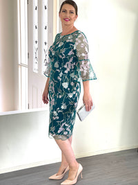 Miss Anne DRESSES Tearose Emerald Evening Dress