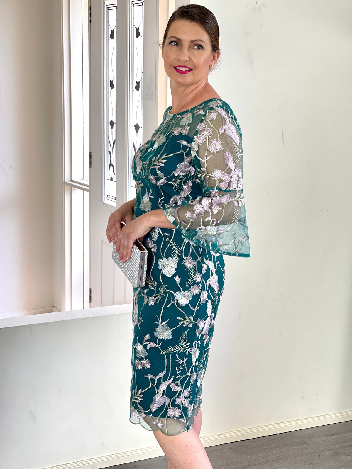 Miss Anne DRESSES Tearose Emerald Evening Dress